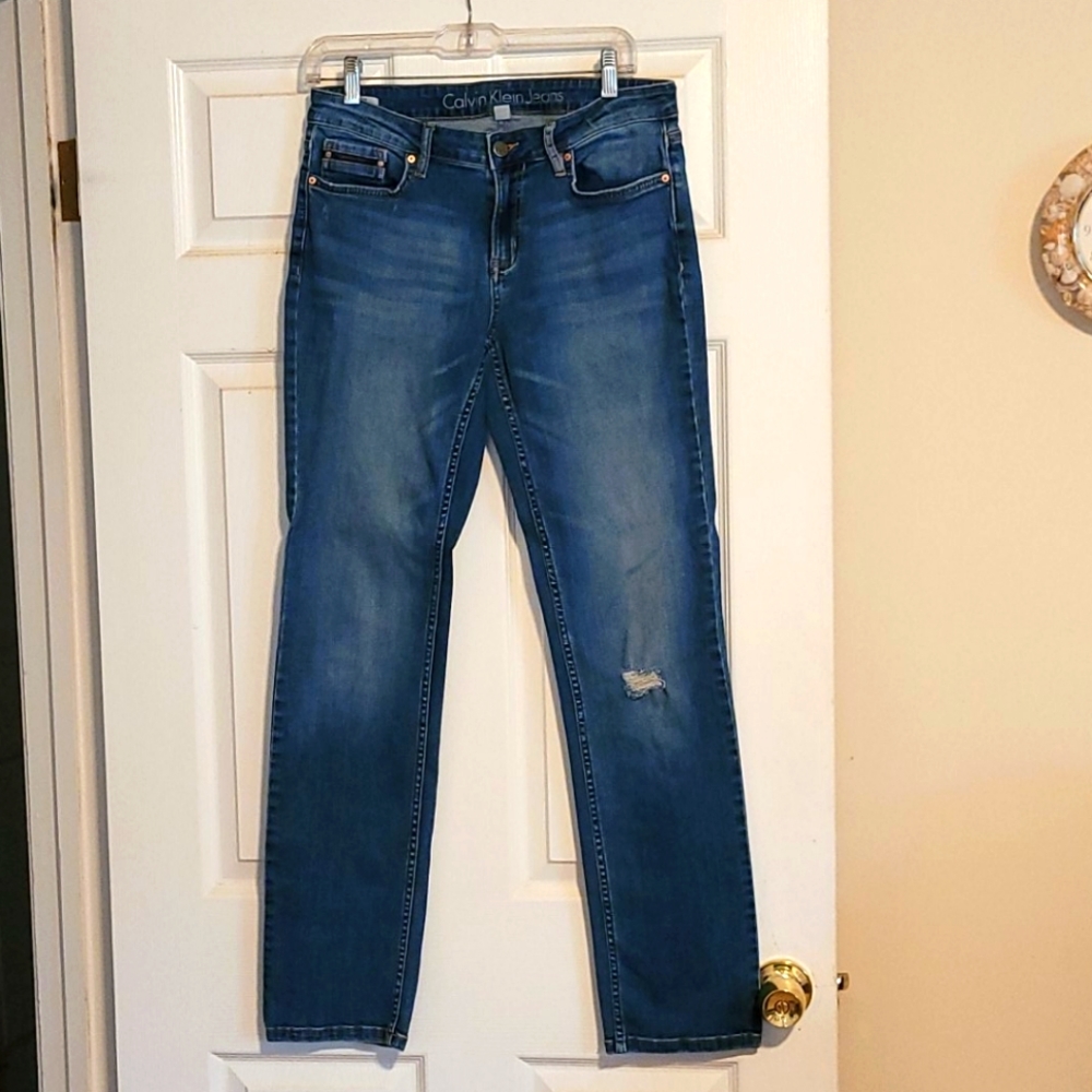 Calvin Klein jeans, size 30, straight leg